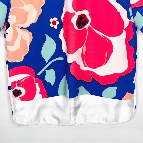 Kate Spade Ramona Floral Shirt Multicolor Size 6 - Picture 5 of 16